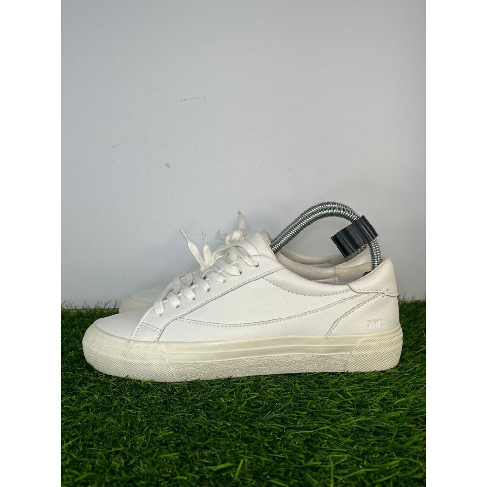 Madewell MWL White Leather Low Top Sneakers Women’s Size 8